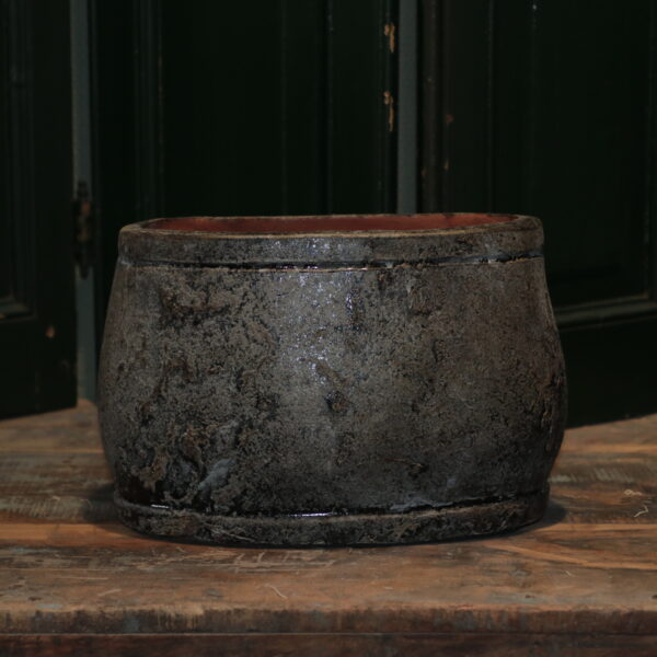 Pot ovaal Dark Grey