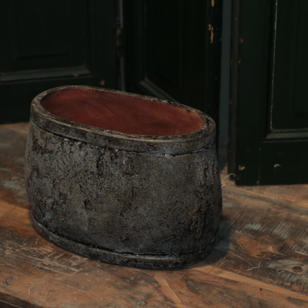 Pot ovaal Dark Grey