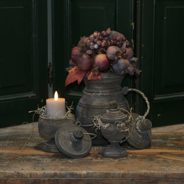 Sfeervolle set hout rood