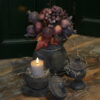 Sfeervolle set hout rood
